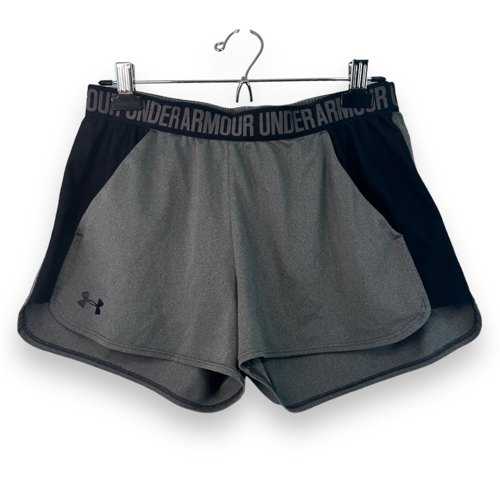 UNDER ARMOIR  Women Loose Shorts Large L Heathear Performance Shortie Short